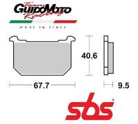 PASTIGLIE FRENO CARBON CERAMIC MOTOCICLI KAWASAKI Z 400>1000 SBS 540 HF 65654