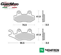PASTIGLIE FRENO CARBON CERAMIC MOTOCICLI SCOOTER NEWFREN FD0122BE