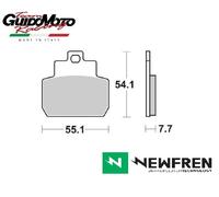 PASTIGLIE FRENO CARBON CERAMIC SCOOTER PIAGGIO BEVERLY X9 NEWFREN FD0394BA