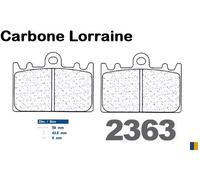 Pastiglie freno Carbone Lorraine tipo 2363 XBK5
