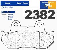 Pastiglie freno Carbone Lorraine tipo 2382 A3+