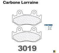 Pastiglie freno Carbone Lorraine tipo 3019 MSC