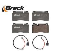 Set di pastiglie freno BRECK 24098 00 551 00, anteriore