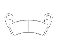 PASTIGLIE FRENO CL BRAKES 1229ATV1 POLARIS RANGER EFI 4X4 800 2008 2013