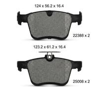 Textar Set pastiglie freno 2238801 posteriore per T-ROC (A11, D11) 2019-2021