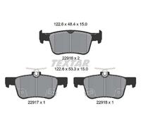 TEXTAR 2291601 Kit pastiglie freni