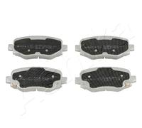 4 PASTIGLIE FRENO POSTERIORI ASHIKA 51-09-913