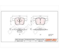Pastiglie freno DP1010.10.1099 Drve+ per BMW X3 3 1 3 Gran Turismo 4 Coupé X4