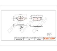 Pastiglie freno DP1010.10.1138 Drve+ per BMW X1 3 Cabriolet 3 Touring 3 3 Coupé
