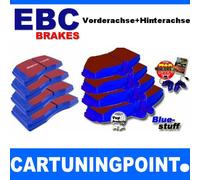 Pastiglie Freno EBC Anteriore + + Bluestuff per Renault Megane 1 Coach