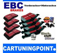 Pastiglie Freno EBC Anteriore + Posteriore Blackstuff per Mercedes Sprinter 2-t