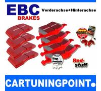 Pastiglie Freno EBC Anteriore + Posteriore Redstuff Per Mercedes-Benz CLK C209