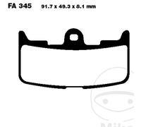 Pastiglie Freno EBC EPFA345HH Sintermetall