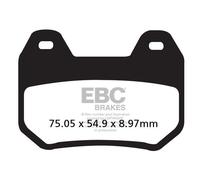 Pastiglie freno EBC FA304V V-PAD (set per 1 disco)