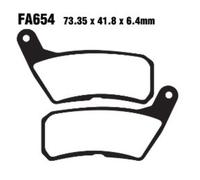 Pastiglie Freno EBC FA654 per Hm-Moto CRM Cre B F 50 125 Derapage