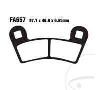 Pastiglie Freno EBC FA657R per Polaris Rzr 900 International Eps 2014 S 2015