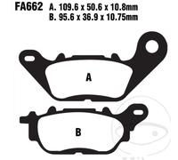 Pastiglie Freno EBC FA662V per Yamaha YZF-R3 320 A MT-03 x-Max 300