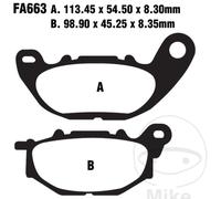 EBC Brakes FA663V Kit pastiglie freni