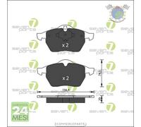 Pastiglie freno ecp-s Anteriore per AUDI TT A3 SEAT TOLEDO II IBIZA III LEON SK