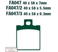 Ebc Fa-hh Series Fa047hh Sintered Brake Pads Nero