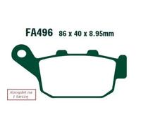 Ebc Fa-v Series Fa496v Sintered Brake Pads Nero