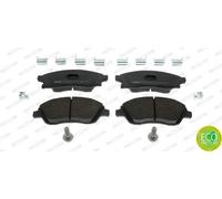 FERODO Kit pastiglie freni Anteriore con segnalatore acustico usura con accessori FDB1424 Compatibilità con OPEL Meriva A X03 Corsa C Hatchback X01 COMBO Cassone/Furgonato/Promiscuo COMBO Tour
