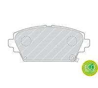 Set di pastiglie freno FERODO FDB1439, anteriore