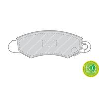 FDB1459 -PASTIGLIE FRENO ANTERIORI SUZUKI SWIFT DAL 98 CASSA 56/A