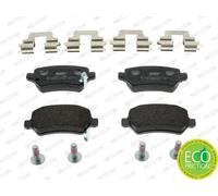 FERODO Kit pastiglie freni Posteriore con segnalatore acustico usura con accessori FDB1521 Compatibilità con OPEL ZAFIRA B A05 Meriva A X03 Corsa C Hatchback X01 Astra H Hatchback A04 Zafira A T98