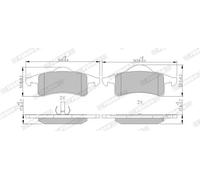 Ferodo Jeep Grand Cherokee Ii (Wj, Wg) Fdb1524