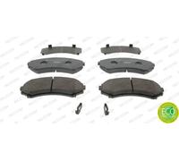 FERODO Kit pastiglie freni Anteriore con segnalatore acustico usura senza accessori FDB1603