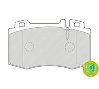 Set di pastiglie freno FERODO FDB1661, anteriore