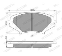 Set di pastiglie freno FERODO FDB1758, anteriore
