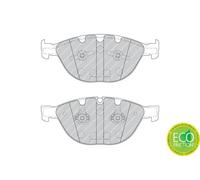 Set di pastiglie freno FERODO FDB1883, anteriore