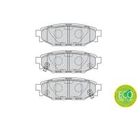 Set di pastiglie freno, freno a disco FERODO FDB1947