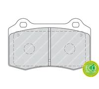 Set di pastiglie freno FERODO FDB1957, anteriore