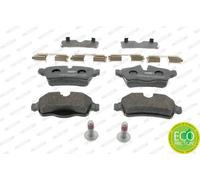 FERODO Kit pastiglie freni Posteriore predisposto per visualizzazione avviso usura con accessori FDB1975