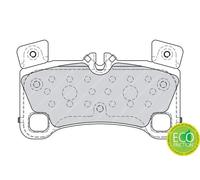 Set di pastiglie freno FERODO FDB4065, posteriore