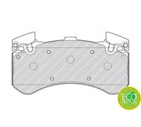 Ferodo Pastiglie freno FDB4468 – kit anteriore per Audi, Bentley