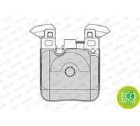 Pastiglie freno FDB4663 FERODO per BMW 1 3 3 Touring 2 Coupé 4 Cabriolet 4 Coupé