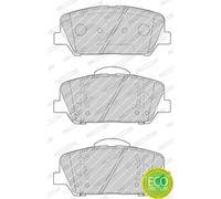 Set di pastiglie freno FERODO FDB4703, anteriore