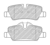 Pastiglie freno FDB4946 FERODO per MINI MINI MINI Cabriolet