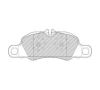 FERODO FDB5018 Kit pastiglie freno, Freno a disco per PORSCHE