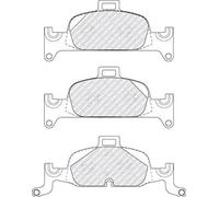 Set di pastiglie freno FERODO FDB5101, anteriore