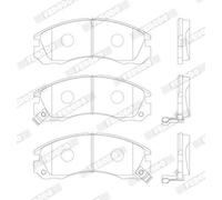 Set di pastiglie freno FERODO FDB765, anteriore