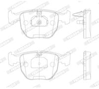 Ferodo Set di pastiglie freno FDB997 anteriore per BMW ALPINA
