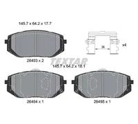 TEXTAR 2649301 Kit pastiglie freni