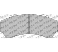 FERODO RACING FRP3081H Kit pastiglie freni