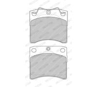 Set di pastiglie freno FERODO FVR1131, anteriore