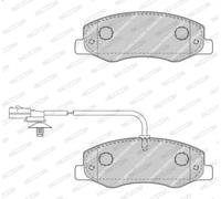 Set di pastiglie freno FERODO FVR4349, posteriore